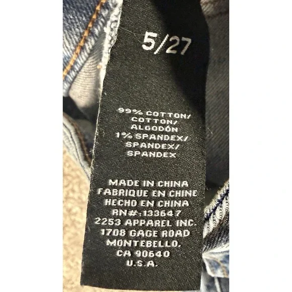 BCBgeneration Denim Blue Jeans Women's Size 5/27 5 Skater Starting Light Wash - Picture 7 of 9